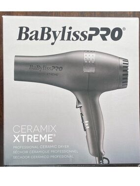 BaBylissPRO Ceramix Xtreme 2000 Watt Professional Hair Dryer Salon Black NEW